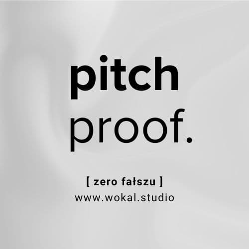 Infografika Pitch Proof &ndash; wizualny symbol czystej intonacji i&nbsp;braku fałszu; grafika edukacyjna do artykułu o&nbsp;tym, dlaczego fałszujemy i&nbsp;jak poprawić intonację podczas śpiewania.